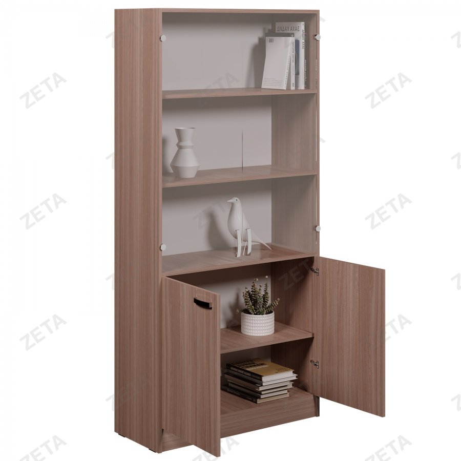 Стеллаж полузакрытый "КУЛ ШС-1" (со стеклом)