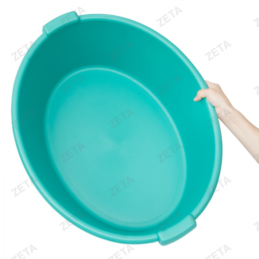 Таз пластиковый, цветной "Флора" (40 л.)