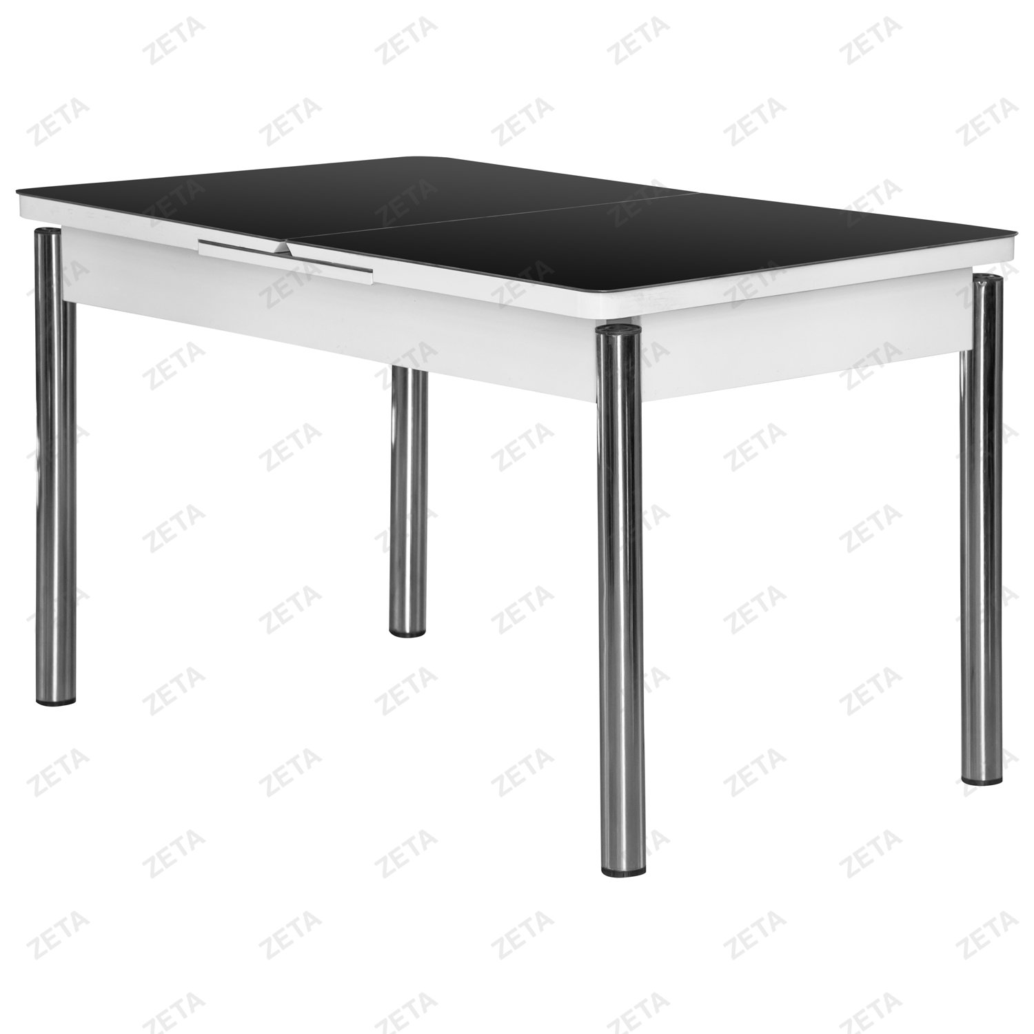 Столовый комплект №624: стол + 6 стульев (чёрный) (Турция)