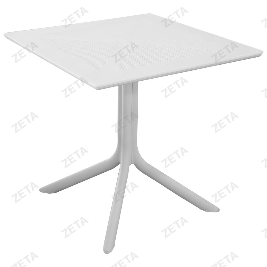 Стол квадратный №HY-03 (белый) (ВИ)