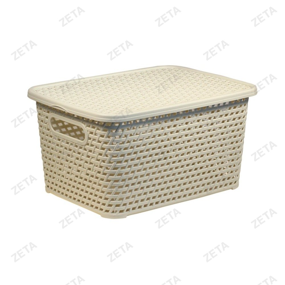 Ящик с крышкой 280 * 185 * 126 мм. "Ротанг" №М2372 - изображение 1