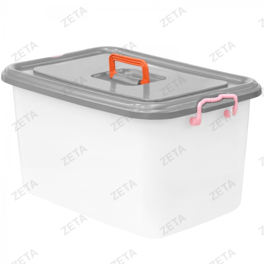 Контейнер с крышкой, белый (27 л.) - изображение 1