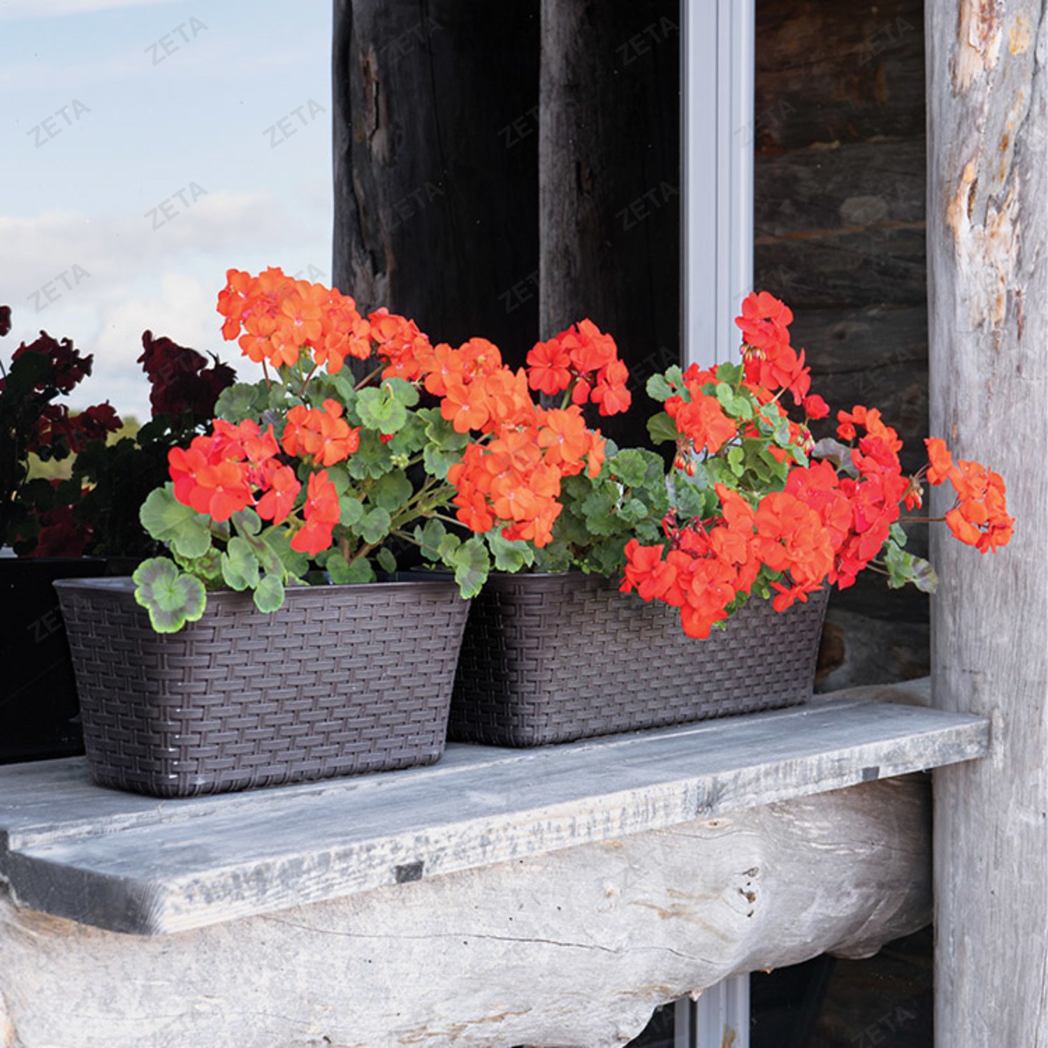 Балконный ящик "Ротанг" М 3225